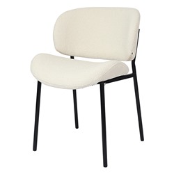 Стул Embrace, букле, молочный