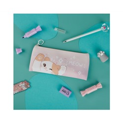Пенал мягкий 200*100 MESHU "Meow", искусственная кожа