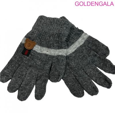 Перчатки для мальчика двойная вязка длина 13 см Арт 6702/3 тип 4