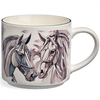 КРУЖКА LEFARD "HORSE" СЕРЕБРО 500МЛ