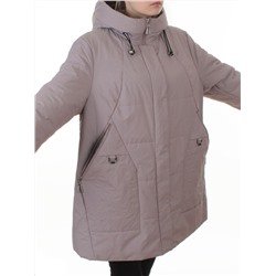 B-617 PINK/GREY Куртка демисезонная женская (100 гр. холлофайбер)