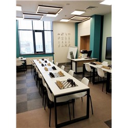 Стул SHT-ST29/S130 HD
                        белый / черный муар