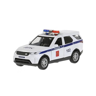 Машина металл LAND ROVER DISCOVERY ПОЛИЦИЯ 12 см, двери, багаж, инерц 297496