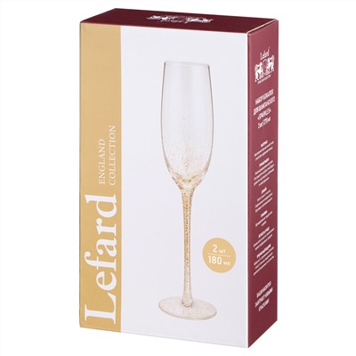 НАБОР БОКАЛОВ ДЛЯ ШАМПАНСКОГО "SPARKLES" ИЗ 2 ШТ. 180 МЛ