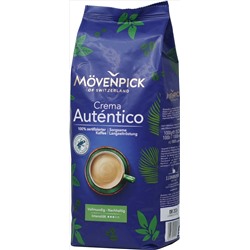 Mövenpick. Crema Autentico (зерновой) 1 кг. мягкая упаковка