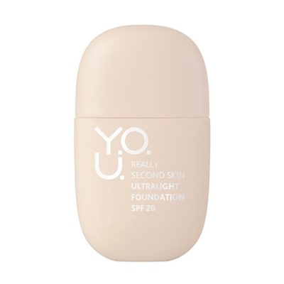 Тональный крем для лица "Y.O.U. Really Second Skin" SPF 20 тон: 05, ivory (10327507)