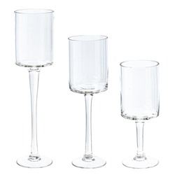 GAEM Набор из 3-х подсвечников, L23 W7,5 H30,5 см