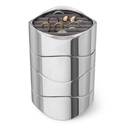 Органайзер для украшений Wavy, хром