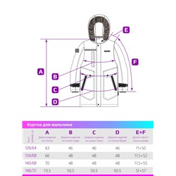 Куртка зимняя для мальчика NIKASTYLE 4з3524 Орех