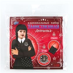 Карнавальный набор «Таинственная девчонка»: сумка, брошь