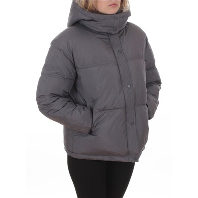 S24-292 GRAY Куртка зимняя женская (150 гр. холлофайбер)