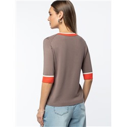 Джемпер тонкой вязки из вискозы