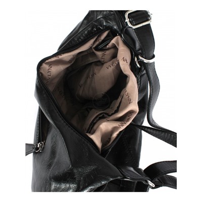 Сумка женская искусственная кожа Guecca-99410,   (рюкзак-change)  1отд,  черный 263700