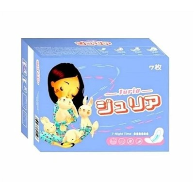 JURIA  Прокладки гигиенические Night Time 32см 7шт