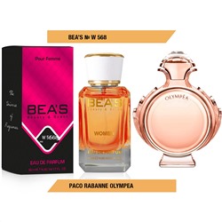 Beas W568 Paco Rabanne Olympea Women edp 50 ml, Парфюм женский Beas W568 создан по мотивам аромата Paco Rabanne Olympea