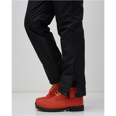 Горнолыжные мужские брюки зимние черного цвета 9800Ch