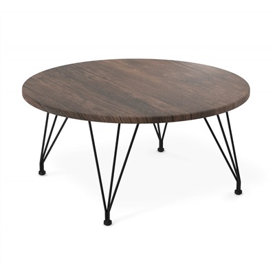 Столик журнальный SHT-TU29/H36/МДФ 80
                        палисандр / черный муар