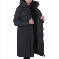 A616 DK. GRAY Пальто зимнее женское (верблюжья шерсть, +120 гр. холлофайбер)