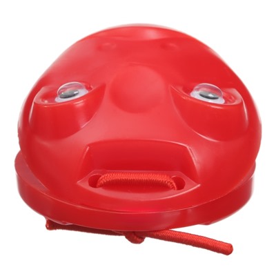 Погремушка Крошка Я «Лягушата», кастаньеты и перкуссионный маракас, 3 шт., красный