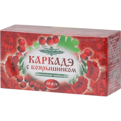 Конфуций. Напиток. Каркаде с боярышником 30 гр. карт.пачка, 20 пак.