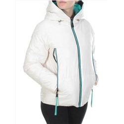 8278 WHITE Куртка демисезонная женская BAOFANI (100 гр. синтепон)