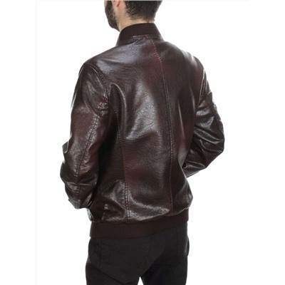 216 BROWN Куртка из эко-кожи мужская