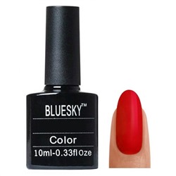 Bluesky Гель-лак для ногтей / Classic 114 SU, алый, 10 мл