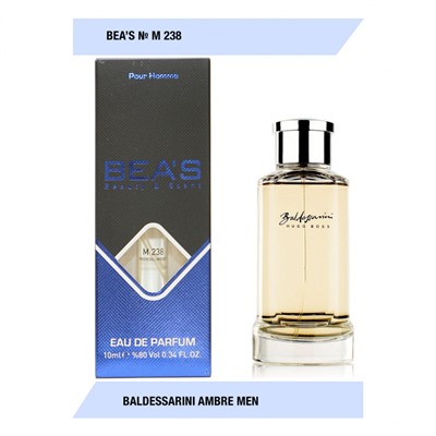 Парфюм Beas Baldessarini  for men M238 10 ml, Парфюм мужской Beas M238 создан по мотивам аромата Baldessarini Ambre