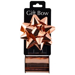 Набор для упаковки 2 предмета (бант 100мм, лента декоративная 10мм 10м) шампань КОКОС 242672/12/Китай