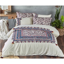 2 сп. Евро Комплект Постельного Белья Cotton Saten Elmira Çift - EcoCotton