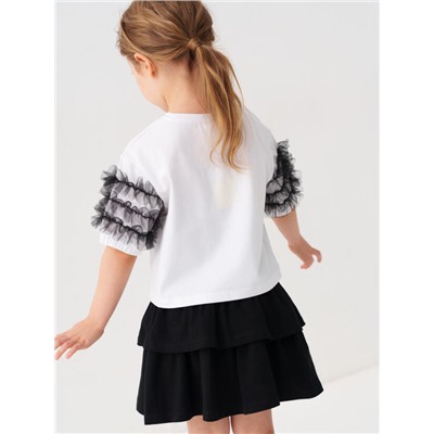 Комплект для девочки: футболка, юбка