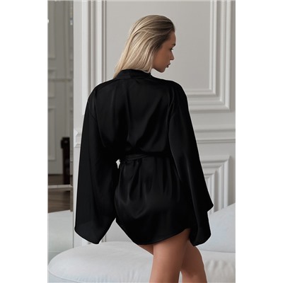 0021-NB ЧЕРНЫЙ ХАЛАТ01509522916