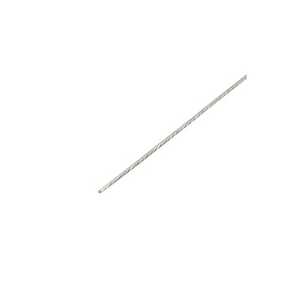 Тросик ювелирный, 0.45 мм, катушка 24 метра, цвет стальной