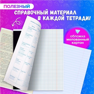 Набор предметных тетрадей А5, 36 листов Сalligrata «Пиксели», 10 предметов