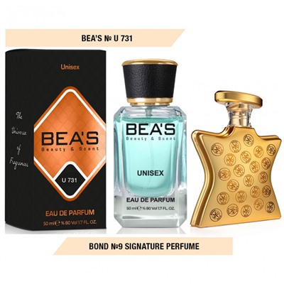 Beas U731 Bond №9 Signature Perfume edp 50 ml, Парфюм унисекс Beas U731 создан по мотивам аромата Bond №9 Signature Perfume