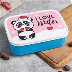 Ланч - бокс новогодний I love winter, 1.2 л