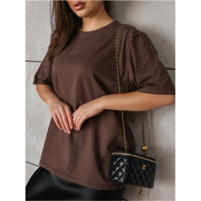 Футболка "Базовая" Шоколад женская