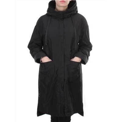 2190 BLACK Куртка демисезонная женская Parten (50 гр. синтепон)