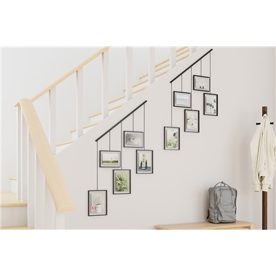 Панно для фотографий Exhibit, черное, 5 эл.