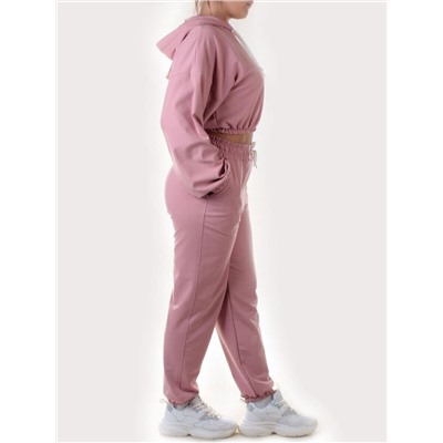 Y303 PALE PINK Спортивный костюм женский (100% хлопок)