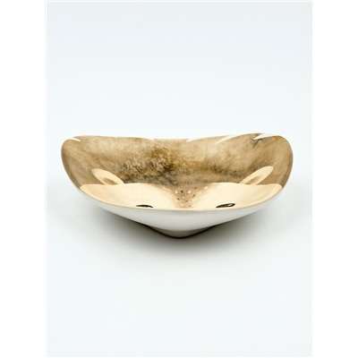 Тарелка керамическая плоская «Ёжик», 13.5×13.5 см, Dolce Ceramo