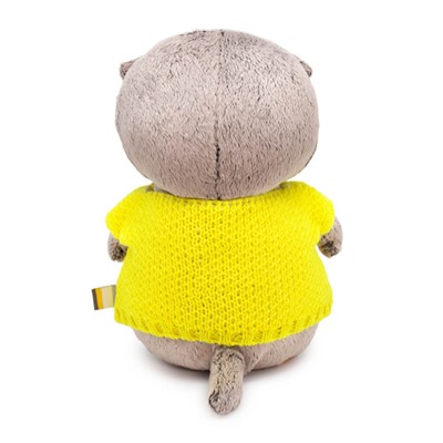 Мягкая игрушка "Кот Басик BABY в свитере с сердцем" (20 см)