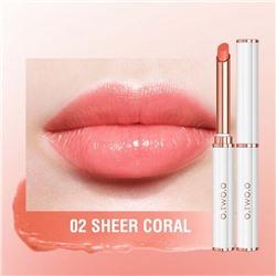 Бальзам для губ O.TWO.O Увлажняющий с добавлением пчелиного воска № 2 Sheer Coral 0.9 g