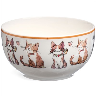 НАБОР ДЛЯ ЗАВТРАКА LEFARD "CATS", 2 ПР.: САЛАТНИК 500МЛ, КРУЖКА 345МЛ