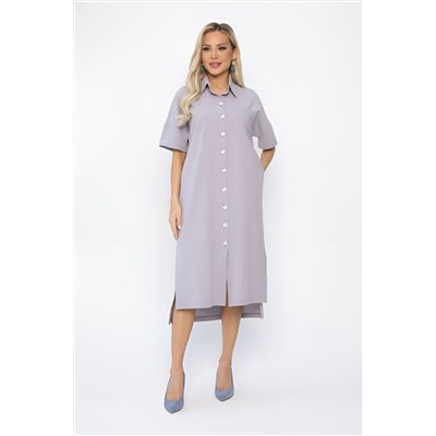 Платье Фруктовый коктейль (светло-серое) П13655-18М