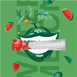 Зубная паста PresiDENT White & Yummy Арбузно-мятный сорбет, 75 мл.