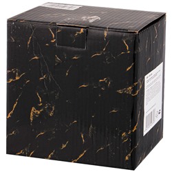 БАНКА С ДЕРЕВ.КРЫШКОЙ LEFARD "FANTASY" 13,5*7,5 СМ 600 МЛ ЧЕРНАЯ (КОР=24ШТ.)