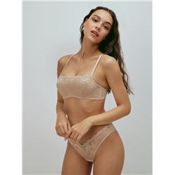 Бюстгальтер Bralette жен. Prew бежевый