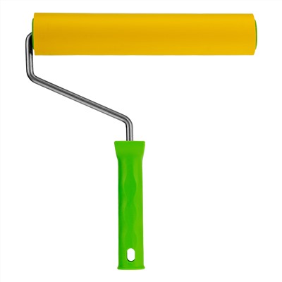 Валик прижимной резиновый с ручкой, 240 мм, D ручки 8 мм Сибртех