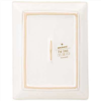 НАБОР БЛЮД СЕРВИРОВОЧНЫХ КОЛЛЕКЦИЯ "PINE CONES", 2 ШТ. / 20,2*16*2 СМ